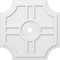 Ekena Millwork Haus Architectural Grade PVC Contemporary Ceiling Medallion, 34"OD x 3"ID x 11 1/4"C x 1"P CMP34HS-03000 - alternate 1